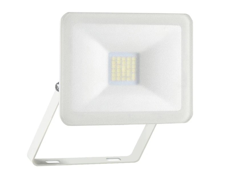 ELRO 10 Watt LED Flutlichtstrahler Aluminium Weiß Sicherheitsglas IP54 3 ELRO 10 Watt LED Flutlichtstrahler Aluminium Weiß Sicherheitsglas IP54