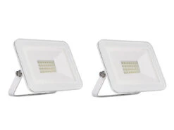 REV 10 Watt LED Strahler 2er SET, 900 Lumen, 6500 Kelvin Tageslichtweiß, IP65