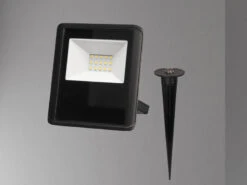 MeineWunschleuchte 10 Watt LED Strahler SET Montagehalterung & Erdspieß, Neutralweiß, IP65, 11x13cm -Bestes Beleuchtungs Geschäft 10 watt led strahler set montagehalterung erdspies 2