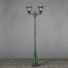 Konstsmide 2-flammige Gartenlaterne FIRENZE, Aluminium Grün, Inkl. Pfahl -Bestes Beleuchtungs Geschäft 2 flammige gartenlaterne firenze aluminium gruen i