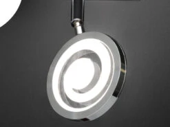 Wofi 2-flammige LED-Deckenleuchte MORRIS In Chrom, Spots Schwenkbar -Bestes Beleuchtungs Geschäft 2 flammige led deckenleuchte morris in chrom spots 2