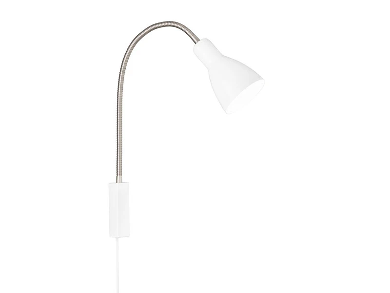 Fischer & Honsel 2 In 1 Leselampe & Bettleuchte LOLLAND Weiß Mit Kabel & Stecker 4 Fischer & Honsel 2 In 1 Leselampe & Bettleuchte LOLLAND Weiß Mit Kabel & Stecker – Bild 2