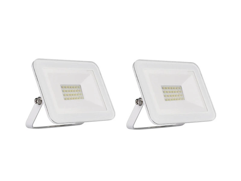 REV 20 Watt LED Flutlichtstrahler 2er SET, 6500 Kelvin Tageslichtweiß, IP65 3 REV 20 Watt LED Flutlichtstrahler 2er SET, 6500 Kelvin Tageslichtweiß, IP65