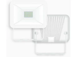 ELRO 20 Watt LED Flutlichtstrahler Aluminium Weiß Sicherheitsglas IP54 -Bestes Beleuchtungs Geschäft 20 watt led flutlichtstrahler aluminium weiss sich 3