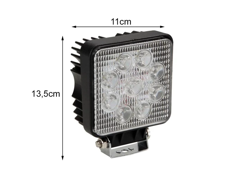 Perel 27 Watt LED Strahler ALU 2er SET, 4250 Kelvin Neutralweiß, IP67, 13,5x11cm 5 Perel 27 Watt LED Strahler ALU 2er SET, 4250 Kelvin Neutralweiß, IP67, 13,5x11cm – Bild 3