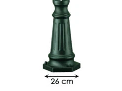 Konstsmide 2er-Set 2-flammige Gartenlaterne FIRENZE, E27, Aluminium Grün, Inkl. Pfahl -Bestes Beleuchtungs Geschäft 2er set 2 flammige gartenlaterne firenze e27 alumi 3