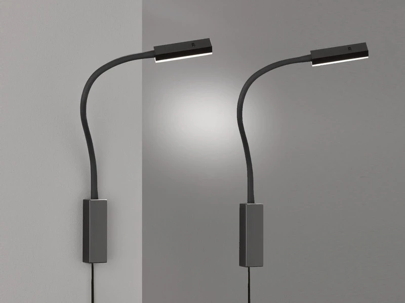 Fischer & Honsel 2er SET 2in1 LED Wandlampen & Bettlampen Dimmbar, Schwanenhals Leselampen 5 Fischer & Honsel 2er SET 2in1 LED Wandlampen & Bettlampen Dimmbar, Schwanenhals Leselampen – Bild 3