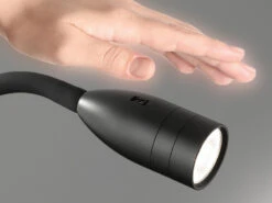 Fischer & Honsel 2er SET 2in1 LED Wandlampen & Bettlampen Schwarz Dimmbar, Schwanenhals Leselicht -Bestes Beleuchtungs Geschäft 2er set 2in1 led wandlampen bettlampen schwarz dim 5