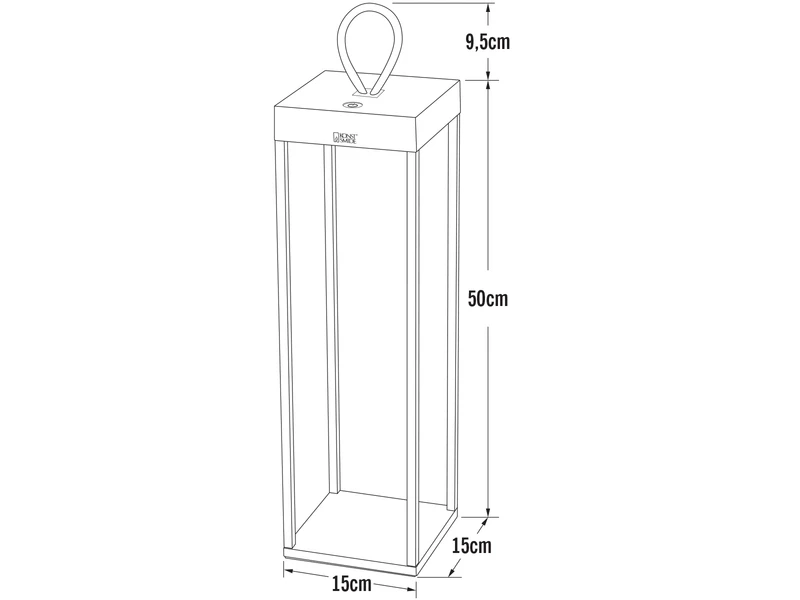 MeineWunschleuchte 2er Set Akku Tischleuchte & Bodenleuchte, Höhe 30cm & 50cm 7 MeineWunschleuchte 2er Set Akku Tischleuchte & Bodenleuchte, Höhe 30cm & 50cm – Bild 5