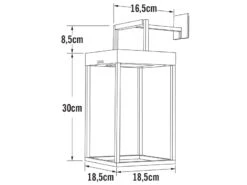MeineWunschleuchte 2er SET Akku Tischleuchten Outdoor Weiß, Solar & USB Aufladbar Mit Wandhalterung -Bestes Beleuchtungs Geschäft 2er set akku tischleuchten outdoor weiss solar usb 3