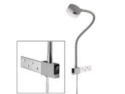 Fischer & Honsel 2er Set Anschraubbare LED Schwanenhals Leselampen / Bettleuchten Mit Schalter -Bestes Beleuchtungs Geschäft 2er set anschraubbare led schwanenhals leselampen 1 3