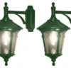 Konstsmide 2er Set Außenwandleuchte VIRGO In Grün, Laterne Mit E27 Fassung -Bestes Beleuchtungs Geschäft 2er set aussenwandleuchte virgo in gruen laterne m