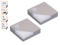 Smartlights 2er Set Batteriebetriebene Schrankleuchte LED Bewegungs- Und Dämmerungssensor -Bestes Beleuchtungs Geschäft 2er set batteriebetriebene schrankleuchte led bewe 2