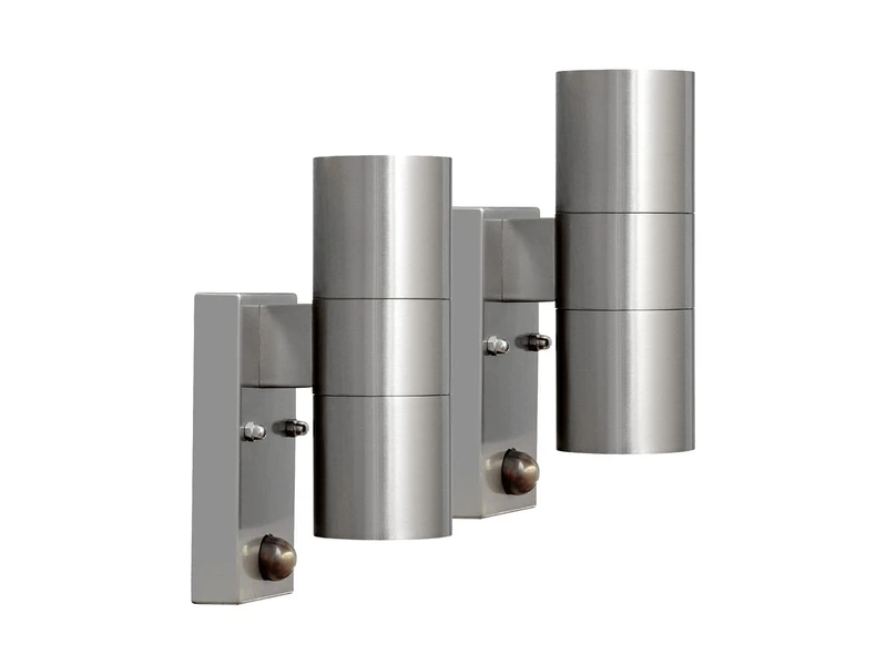 Konstsmide 2er-Set Edelstahl Up-Down Wandleuchte MODENA Mit Bewegungsmelder, GU10, H: 20 Cm 4 Konstsmide 2er-Set Edelstahl Up-Down Wandleuchte MODENA Mit Bewegungsmelder, GU10, H: 20 Cm – Bild 2