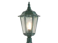 Konstsmide 2er-Set Gartenlaterne FIRENZE, E27, Aluminium Grün, Inkl. Pfahl Und Fundament -Bestes Beleuchtungs Geschäft 2er set gartenlaterne firenze e27 aluminium gruen 1 2