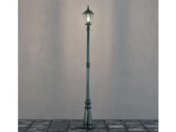 Konstsmide 2er-Set Gartenlaterne FIRENZE, E27, Aluminium Grün, Inkl. Pfahl Und Fundament -Bestes Beleuchtungs Geschäft 2er set gartenlaterne firenze e27 aluminium gruen 1 4