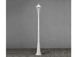 Konstsmide 2er-Set Gartenlaterne FIRENZE, E27, Aluminium Weiß, Inkl. Pfahl Und Fundament 12 Konstsmide 2er-Set Gartenlaterne FIRENZE, E27, Aluminium Weiß, Inkl. Pfahl Und Fundament -Bestes Beleuchtungs Geschäft 2er set gartenlaterne firenze e27 aluminium weiss 1 4