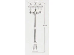 Konstsmide 2er-Set Gartenlaterne PARMA, Edelstahl Lampendach, 3 X E27, IP43 -Bestes Beleuchtungs Geschäft 2er set gartenlaterne parma edelstahl lampendach 3 4