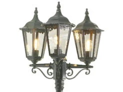 Konstsmide 2er-Set Grüne Gartenlaterne FIRENZE 3 X E27 Aluminium, Inkl. Pfahl Und Fundament -Bestes Beleuchtungs Geschäft 2er set gruene gartenlaterne firenze 3 x e27 alumi 2