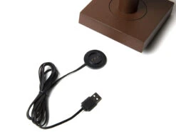 MeineWunschleuchte 2er Set Kleine LED Outdoor Tischleuchten Per USB Aufladbar, Rostoptik H: 19cm -Bestes Beleuchtungs Geschäft 2er set kleine led outdoor tischleuchten per usb a 6