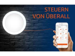 Link2Home 2er Set LED Außenwand- & Deckenlampen Silber Mit Bewegungsmelder, Smartphone App -Bestes Beleuchtungs Geschäft 2er set led aussenwand deckenlampen silber mit bew 2