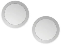 Link2Home 2er Set LED Außenwand- & Deckenlampen Silber Mit Bewegungsmelder, Smartphone App