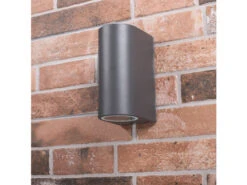 Ranex 2er Set LED-Außenwandleuchte Bastia Alu Anthr., Up/down-light, IP44 -Bestes Beleuchtungs Geschäft 2er set led aussenwandleuchte bastia alu anthr up 1 3