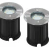 Ranex 2er-Set LED Bodeneinbaustrahler, Rund, Belastbar Bis Zu 800 Kg -Bestes Beleuchtungs Geschäft 2er set led bodeneinbaustrahler rund belastbar bis