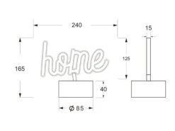 MeineWunschleuchte 2er SET LED Dekoleuchte Mit Schriftzug Home Batterie- Oder USB Betrieben H: 16cm -Bestes Beleuchtungs Geschäft 2er set led dekoleuchte mit schriftzug home batter 5