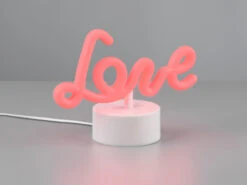 MeineWunschleuchte 2er SET LED Dekoleuchte Mit Schriftzug Love Batterie- Oder USB Betrieben H: 14cm -Bestes Beleuchtungs Geschäft 2er set led dekoleuchte mit schriftzug love batter 4