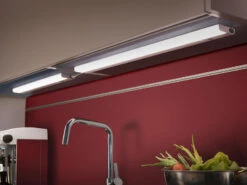 Trio Leuchten 2er SET LED Küchen Unterbauleuchten Flach Mit Bewegungssensor, 78cm Lang