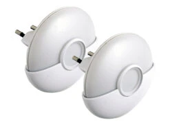 GAO 2er-Set LED Nachtlichter Mit Dämmerungssensor Und Wechselbarer Lichtfarbe