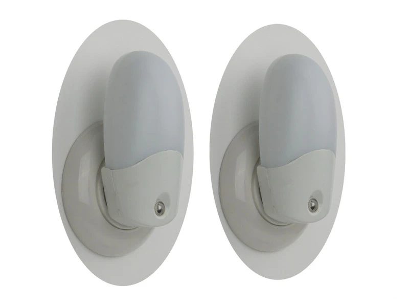 Niermann 2er Set LED-Nachtlichter OVAL Mit Dämmerungssensor Für Ihre Sicherheit 3 Niermann 2er Set LED-Nachtlichter OVAL Mit Dämmerungssensor Für Ihre Sicherheit