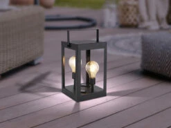 MeineWunschleuchte 2er Set LED Solar Tischleuchten Laternen Aus Metall In Schwarz, Höhe 28cm 14 MeineWunschleuchte 2er Set LED Solar Tischleuchten Laternen Aus Metall In Schwarz, Höhe 28cm -Bestes Beleuchtungs Geschäft 2er set led solar tischleuchten laternen aus metal 3