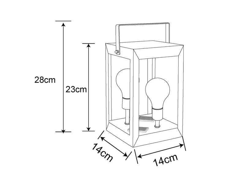 MeineWunschleuchte 2er Set LED Solar Tischleuchten Laternen Aus Metall In Schwarz, Höhe 28cm 11 MeineWunschleuchte 2er Set LED Solar Tischleuchten Laternen Aus Metall In Schwarz, Höhe 28cm – Bild 9