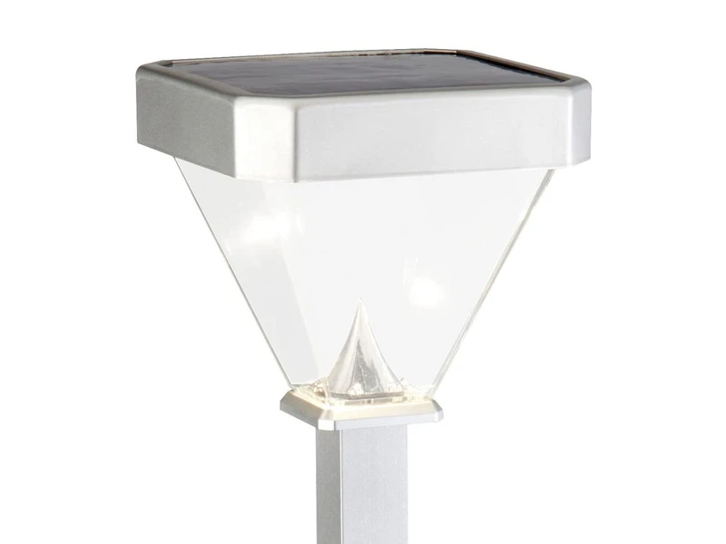 Globo 2er Set LED Solarleuchten Wegeleuchten 1m, Solar Gartenleuchten Außenbeleuchtung 4 Globo 2er Set LED Solarleuchten Wegeleuchten 1m, Solar Gartenleuchten Außenbeleuchtung – Bild 2