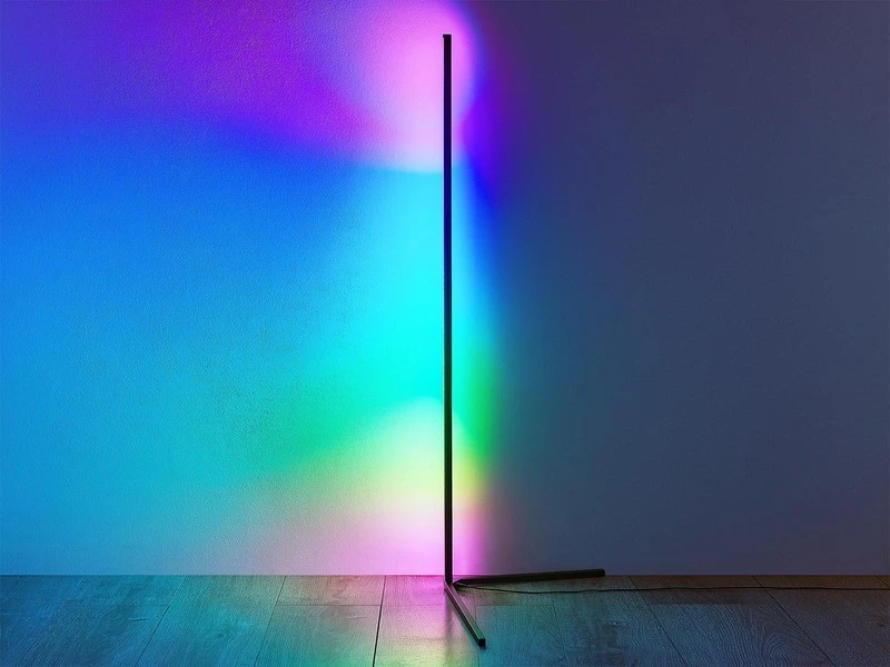 MeineWunschleuchte 2er Set LED Stehleuchten Mit Fernbedienung, RGB & Sound Control - H 141cm 5 MeineWunschleuchte 2er Set LED Stehleuchten Mit Fernbedienung, RGB & Sound Control - H 141cm – Bild 3