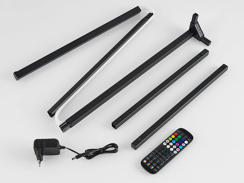 MeineWunschleuchte 2er Set LED Stehleuchten Mit Fernbedienung, RGB & Sound Control - H 141cm 8 MeineWunschleuchte 2er Set LED Stehleuchten Mit Fernbedienung, RGB & Sound Control - H 141cm – Bild 6