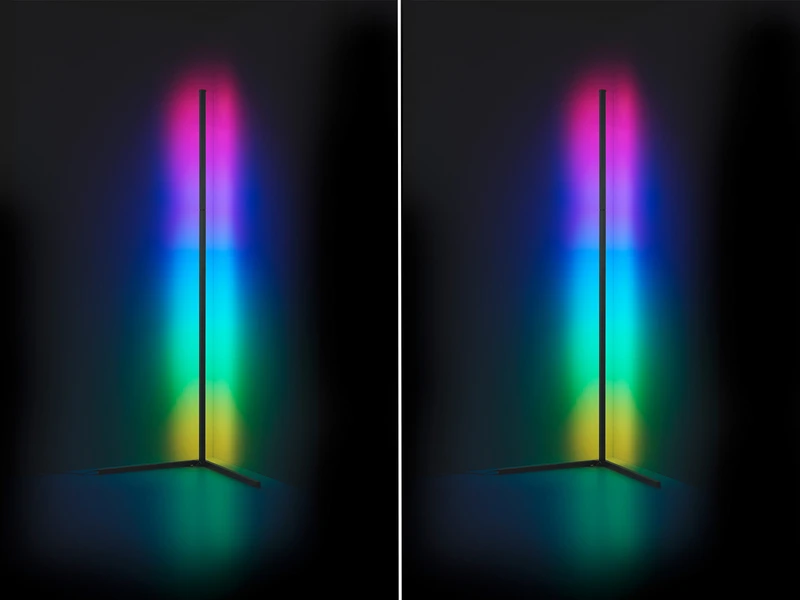 MeineWunschleuchte 2er Set LED Stehleuchten Mit Fernbedienung, RGB & Sound Control - H 141cm 3 MeineWunschleuchte 2er Set LED Stehleuchten Mit Fernbedienung, RGB & Sound Control - H 141cm