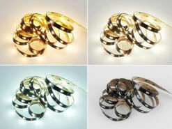 MeineWunschleuchte 2er Set LED Streifen Mit Fernbedienung & Dimmer, Lichtfarbe Einstellbar - 3 M -Bestes Beleuchtungs Geschäft 2er set led streifen mit fernbedienung dimmer lich 2