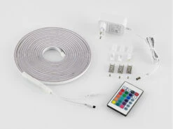 MeineWunschleuchte 2er Set LED Streifen Mit Fernbedienung, RGB Farbwechsler & Dimmer - 5 Meter 14 MeineWunschleuchte 2er Set LED Streifen Mit Fernbedienung, RGB Farbwechsler & Dimmer - 5 Meter -Bestes Beleuchtungs Geschäft 2er set led streifen mit fernbedienung rgb farbwec 13