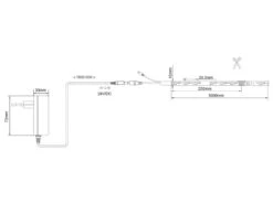 MeineWunschleuchte 2er Set LED Streifen Mit Fernbedienung & RGB Für Innen & Außen - 5 Meter -Bestes Beleuchtungs Geschäft 2er set led streifen mit fernbedienung rgb fuer in 15