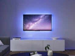 MeineWunschleuchte 2er Set LED Streifen Mit Fernbedienung, RGB & Sound Control - 300cm -Bestes Beleuchtungs Geschäft 2er set led streifen mit fernbedienung rgb sound c 12