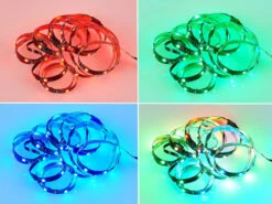 MeineWunschleuchte 2er Set LED Streifen Mit Fernbedienung, RGB & Sound Control - 300cm -Bestes Beleuchtungs Geschäft 2er set led streifen mit fernbedienung rgb sound c 13