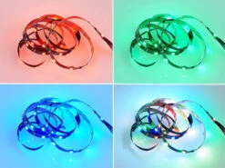 MeineWunschleuchte 2er Set LED Streifen Mit Fernbedienung, RGB & Sound Control - 120cm -Bestes Beleuchtungs Geschäft 2er set led streifen mit fernbedienung rgb sound c 23