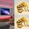 MeineWunschleuchte 2er Set LED Streifen Mit Fernbedienung, RGB & Sound Control Funktion - 3 Meter -Bestes Beleuchtungs Geschäft 2er set led streifen mit fernbedienung rgb sound c 30