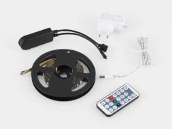 MeineWunschleuchte 2er Set LED Streifen Mit Fernbedienung, RGB & Sound Control Funktion - 3 Meter -Bestes Beleuchtungs Geschäft 2er set led streifen mit fernbedienung rgb sound c 36