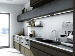 MeineWunschleuchte 2er SET LED Unterbauleuchten Mit Schalter & 230V Direktanschluss, 84cm Lang -Bestes Beleuchtungs Geschäft 2er set led unterbauleuchten mit schalter 230v dir 14