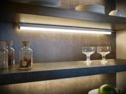 MeineWunschleuchte 2er SET LED Unterbauleuchten Mit Schalter & 230V Direktanschluss, 84cm Lang -Bestes Beleuchtungs Geschäft 2er set led unterbauleuchten mit schalter 230v dir 9