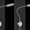 Fischer & Honsel 2er SET LED Wandlampen Dimmbar, Schwanenhals Leselampen Wandmontage -Bestes Beleuchtungs Geschäft 2er set led wandlampen dimmbar schwanenhals lesela